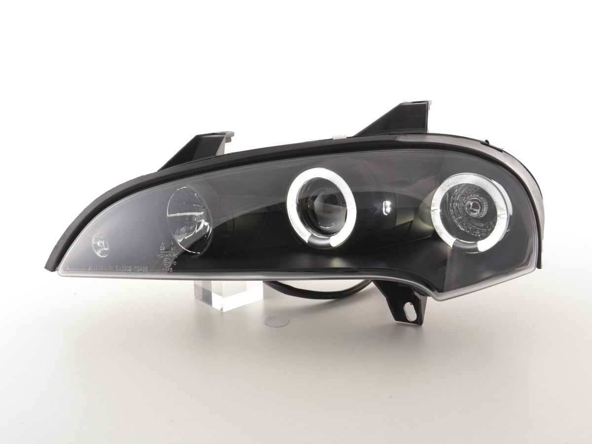 Scheinwerfer Set Opel Tigra 95-03 schwarz Scheinwerfer Set Opel Tigra 95-03 schwarz